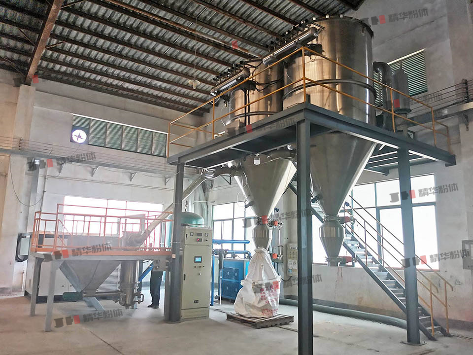 陶瓷釉料氣流粉碎機(jī)--廣東某公司