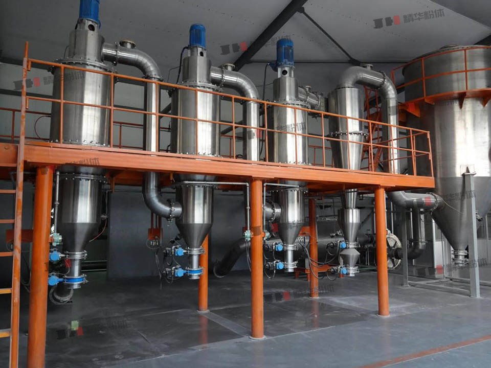 球型霧化鋁粉氮氣保護氣流分級機--河南某公司