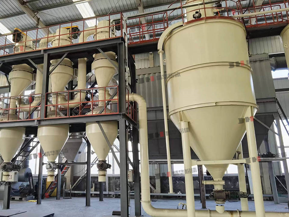 烘干后硅藻土氣流分級機--吉林某公司