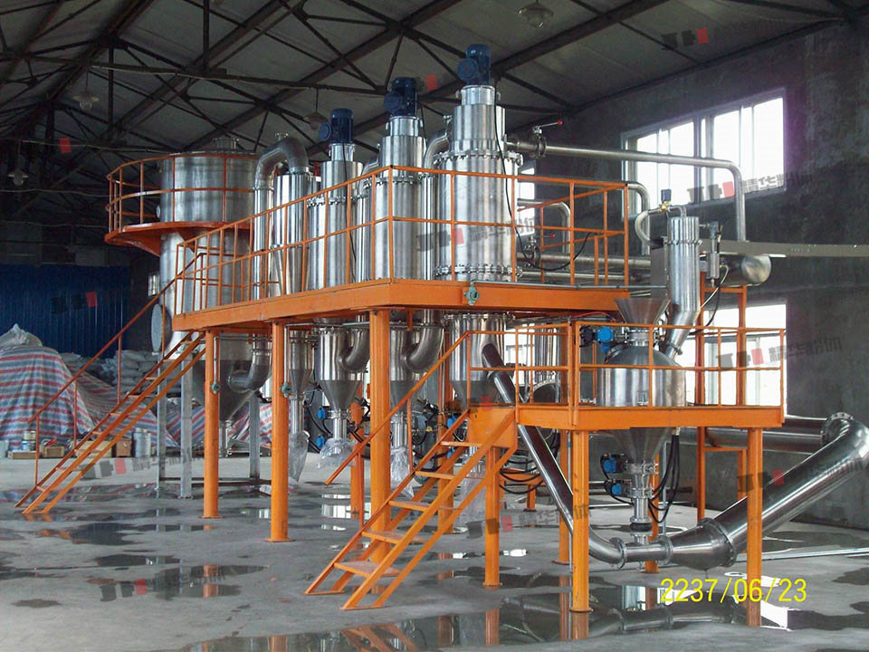 球型霧化鋁粉氮氣保護(hù)氣流分級機(jī)--河南某鋁業(yè)公司