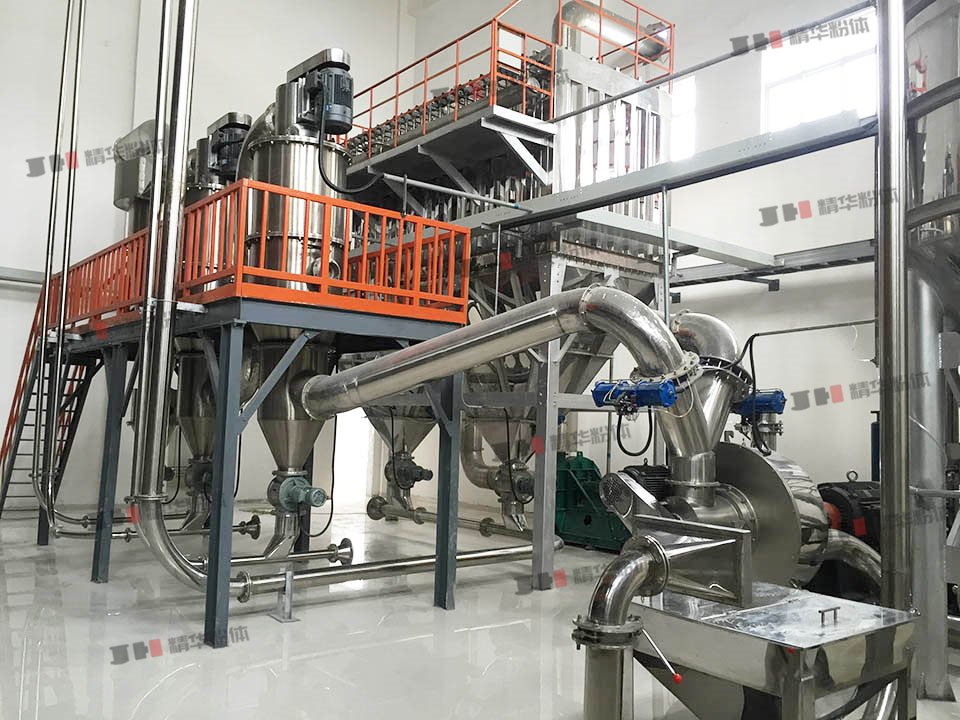 硅膠超微粉碎機--青島某公司