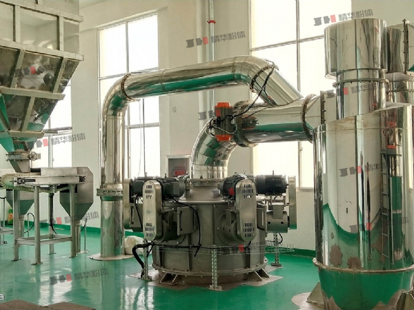 豌豆粉碎提取蛋白超微沖擊磨+多頭分級(jí)機(jī)--煙臺(tái)某公司